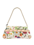 Floral Print Horsebit 1955 Shoulder Bag, back view